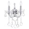 Cwi Lighting Maria Theresa 2 Light Wall Sconce With Chrome Finish 8318W12C-2 (Clear) - alternate 1